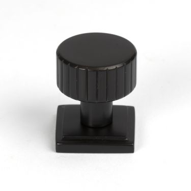 Click Here To Enlarge This Photo Of 50450 From the Anvil Aged Bronze Judd Cabinet Knob - 25mm (Square)