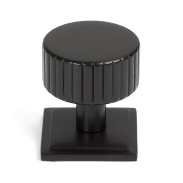 Click Here To Enlarge This Photo Of 50453 From the Anvil Aged Bronze Judd Cabinet Knob - 32mm (Square)