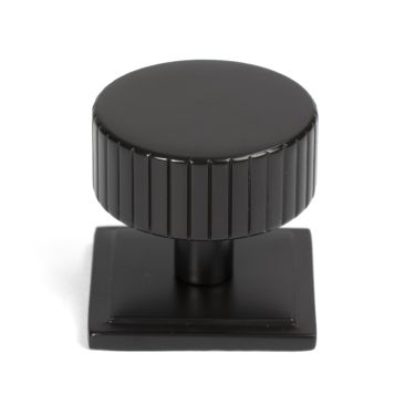 Click Here To Enlarge This Photo Of 50456 From the Anvil Aged Bronze Judd Cabinet Knob - 38mm (Square)