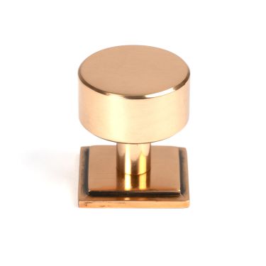 Click Here To Enlarge This Photo Of 50465 From the Anvil Polished Bronze Kelso Cabinet Knob - 32mm (Square)