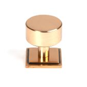 50465 From the Anvil Polished Bronze Kelso Cabinet Knob - 32mm (Square)