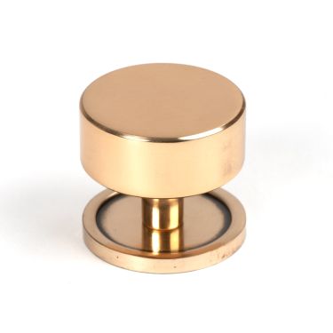 Click Here To Enlarge This Photo Of 50466 From the Anvil Polished Bronze Kelso Cabinet Knob - 38mm (Plain)