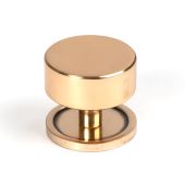 50466 From the Anvil Polished Bronze Kelso Cabinet Knob - 38mm (Plain)