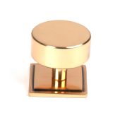 50468 From the Anvil Polished Bronze Kelso Cabinet Knob - 38mm (Square)