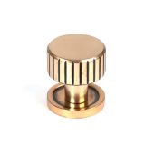 50472 From the Anvil Polished Bronze Judd Cabinet Knob - 25mm (Plain)