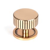 50478 From the Anvil Polished Bronze Judd Cabinet Knob - 38mm (Plain)