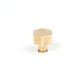 50487 From the Anvil Polished Brass Kahlo Cabinet Knob - 25mm