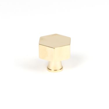 Click Here To Enlarge This Photo Of 50488 From the Anvil Polished Brass Kahlo Cabinet Knob - 32mm