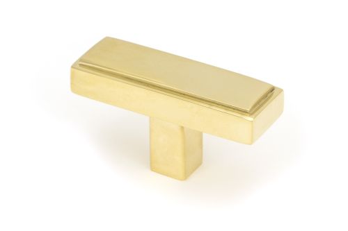 Click Here To Enlarge This Photo Of 50490 From the Anvil Polished Brass Scully T-Bar Cabinet Knob