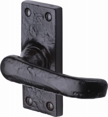 Click Here To Enlarge This Photo Of TC513 M.Marcus The Tudor Collection Door Handle Lever Latch Windsor Design Black Iron