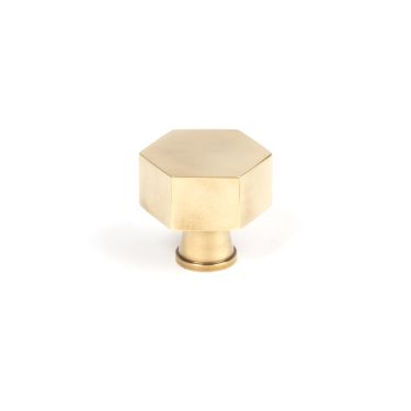 Click Here To Enlarge This Photo Of 50502 From the Anvil Aged Brass Kahlo Cabinet Knob - 32mm