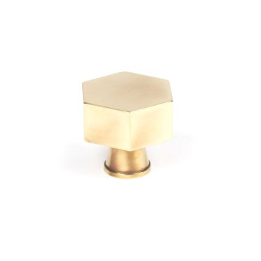 Click Here To Enlarge This Photo Of 50503 From the Anvil Aged Brass Kahlo Cabinet Knob - 38mm