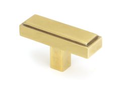 50504 From the Anvil Aged Brass Scully T-Bar Cabinet Knob