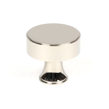 Click Here To Enlarge This Photo Of 50514 From the Anvil Polished Nickel Scully Cabinet Knob - 38mm