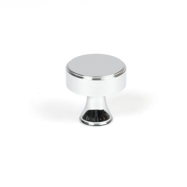 Click Here To Enlarge This Photo Of 50526 From the Anvil Polished Chrome Scully Cabinet Knob - 25mm