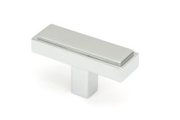 50532 From the Anvil Polished Chrome Scully T-Bar Cabinet Knob