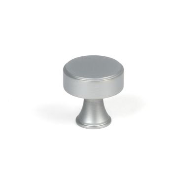 Click Here To Enlarge This Photo Of 50540 From the Anvil Satin Chrome Scully Cabinet Knob - 25mm
