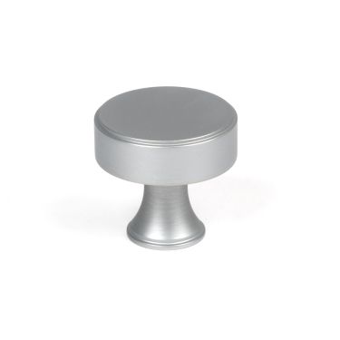 Click Here To Enlarge This Photo Of 50541 From the Anvil Satin Chrome Scully Cabinet Knob - 32mm