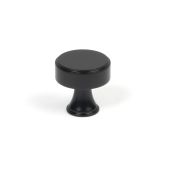 50554 From the Anvil Matt Black Scully Cabinet Knob - 25mm