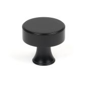 50556 From the Anvil Matt Black Scully Cabinet Knob - 38mm