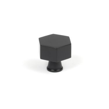 Click Here To Enlarge This Photo Of 50558 From the Anvil Matt Black Kahlo Cabinet Knob - 32mm