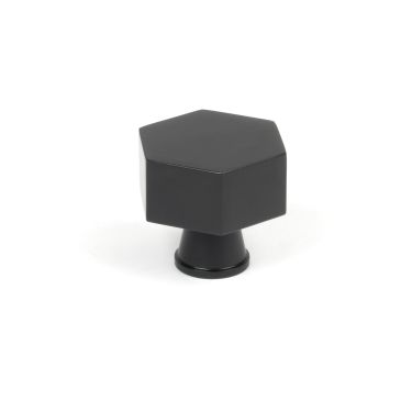 Click Here To Enlarge This Photo Of 50559 From the Anvil Matt Black Kahlo Cabinet Knob - 38mm