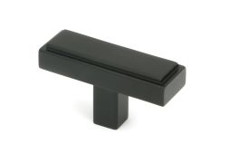 50560 From the Anvil Matt Black Scully T-Bar Cabinet Knob