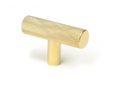 50568 From the Anvil Polished Brass Brompton T-Bar Cabinet Knob