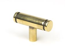 50575 From the Anvil Aged Brass Kelso T-Bar Cabinet Knob