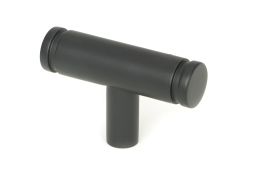 50579 From the Anvil Matt Black Kelso T-Bar Cabinet Knob