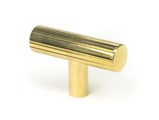 50580 From the Anvil Polished Brass Judd T-Bar Cabinet Knob