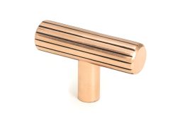 50591 From the Anvil Polished Bronze Judd T-Bar Cabinet Knob