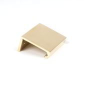 50674 From the Anvil Polished Brass 50mm Plain Edge Pull