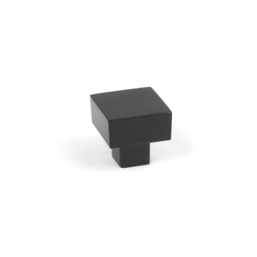 Click Here To Enlarge This Photo Of 50732 From the Anvil Matt Black Albers Cabinet Knob - 25mm