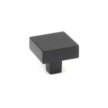 Click Here To Enlarge This Photo Of 50734 From the Anvil Matt Black Albers Cabinet Knob - 35mm