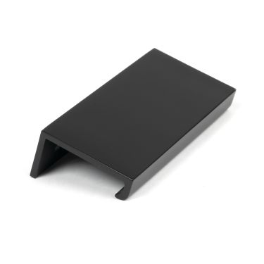 Click Here To Enlarge This Photo Of 50740 From the Anvil Matt Black 100mm Plain Edge Pull