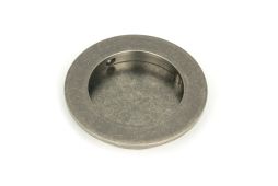 50181 From the Anvil Pewter 75mm Plain Round Pull