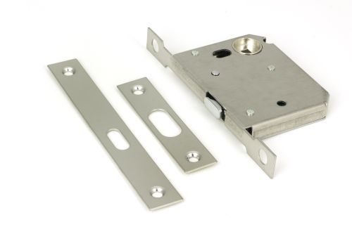 Click Here To Enlarge This Photo Of 50663 From the Anvil Polished Nickel 50mm Bathroom Sliding Door Lock
