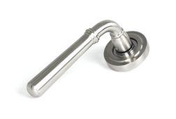 46537 From the Anvil Satin Marine SS (316) Newbury Lever on Rose Set (Art Deco) - Unsprung