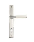49803 From the Anvil Polished Marine SS (316) Brompton Slimline Espag. Lock Set - 92mm centres - 212mm screw centres