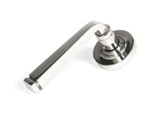 49852 From the Anvil Polished Marine SS (316) Avon Round Lever on Rose Set (Plain)