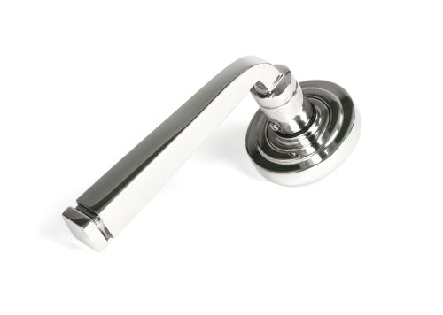 Click Here To Enlarge This Photo Of 49853 From the Anvil Polished Marine SS (316) Avon Round Lever on Rose Set (Art Deco)