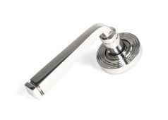 49854 From the Anvil Polished Marine SS (316) Avon Round Lever on Rose Set (Beehive)