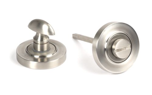 Click Here To Enlarge This Photo Of 49856 From the Anvil Satin Marine SS (316) Round Thumbturn Set (Plain)