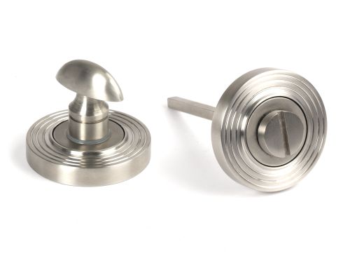 Click Here To Enlarge This Photo Of 49858 From the Anvil Satin Marine SS (316) Round Thumbturn Set (Beehive)