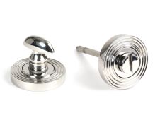 49862 From the Anvil Polished Marine SS (316) Round Thumbturn Set (Beehive)