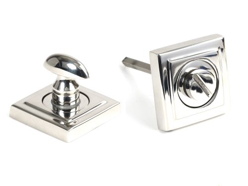 Click Here To Enlarge This Photo Of 49863 From the Anvil Polished Marine SS (316) Round Thumbturn Set (Square)