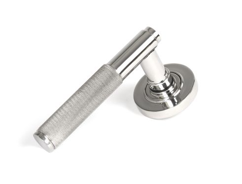 Click Here To Enlarge This Photo Of 50069 From the Anvil Polished Marine SS (316) Brompton Lever on Rose Set (Plain) - Unsprung