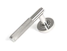 50069 From the Anvil Polished Marine SS (316) Brompton Lever on Rose Set (Plain) - Unsprung