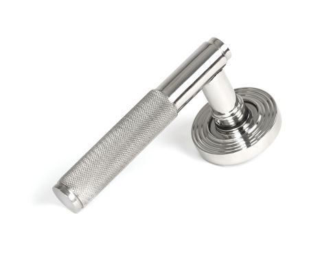 Click Here To Enlarge This Photo Of 50071 From the Anvil Polished Marine SS (316) Brompton Lever on Rose Set (Beehive) - Unsprung